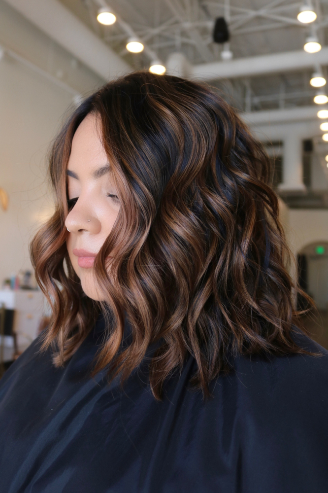 Full Balayage + Blowout Style at Casandra Itzel in Litchfield Park, AZ