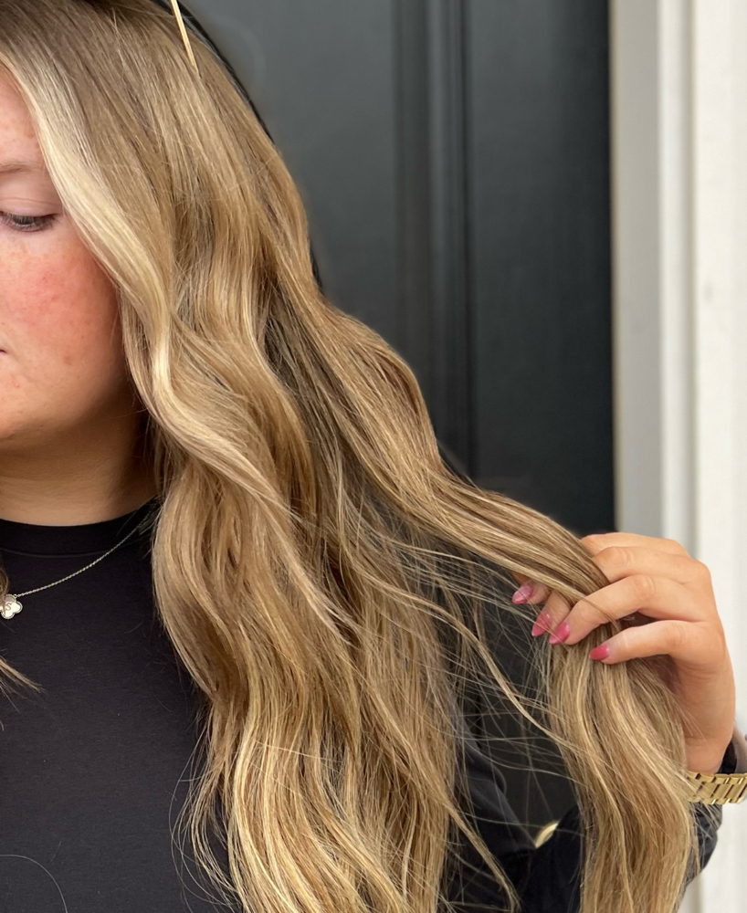 Money Piece Touch Up at Catherine at Ross and Gray in Greer, SC