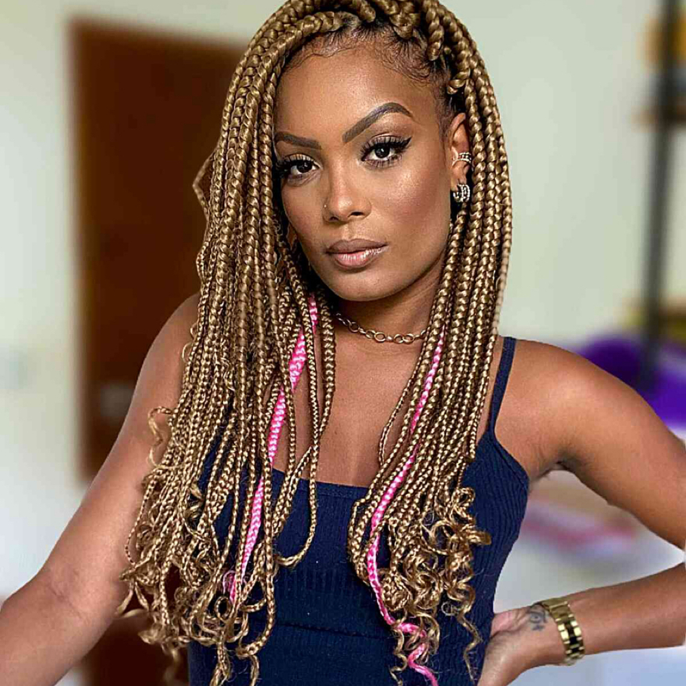 Box braids at Her Luxe Braiding Bar in Southaven, MS