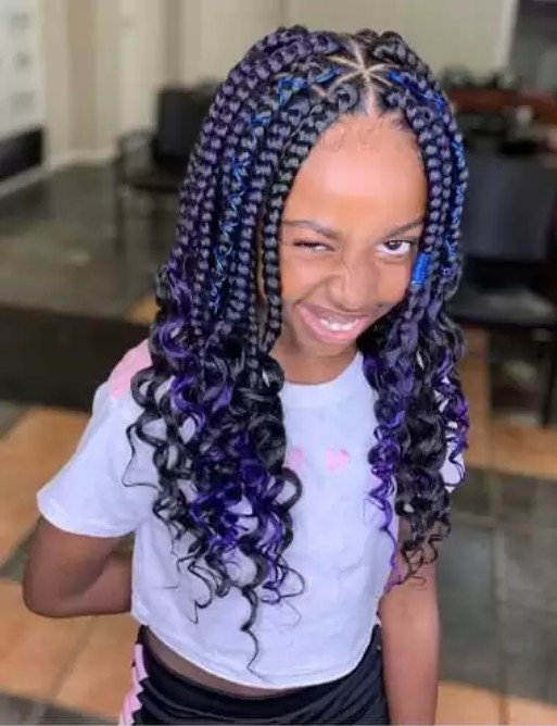 Kids Box Braids Hair Included