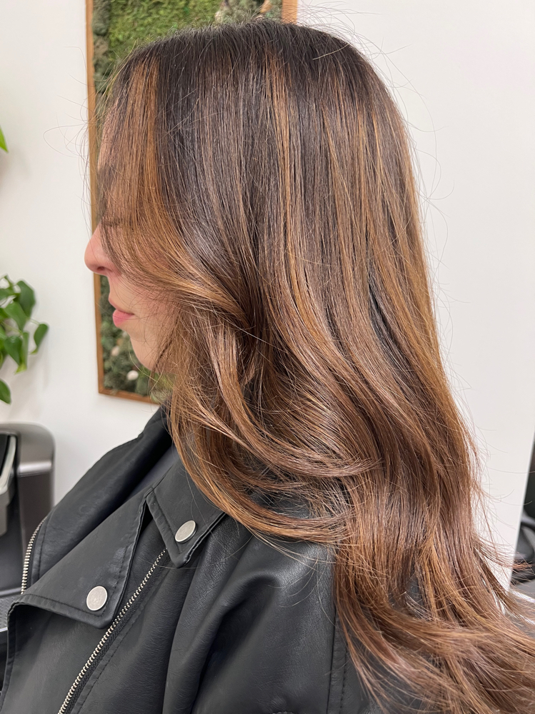 Full Balayage Highlight + Haircut at Supernova Salon in Decatur, GA