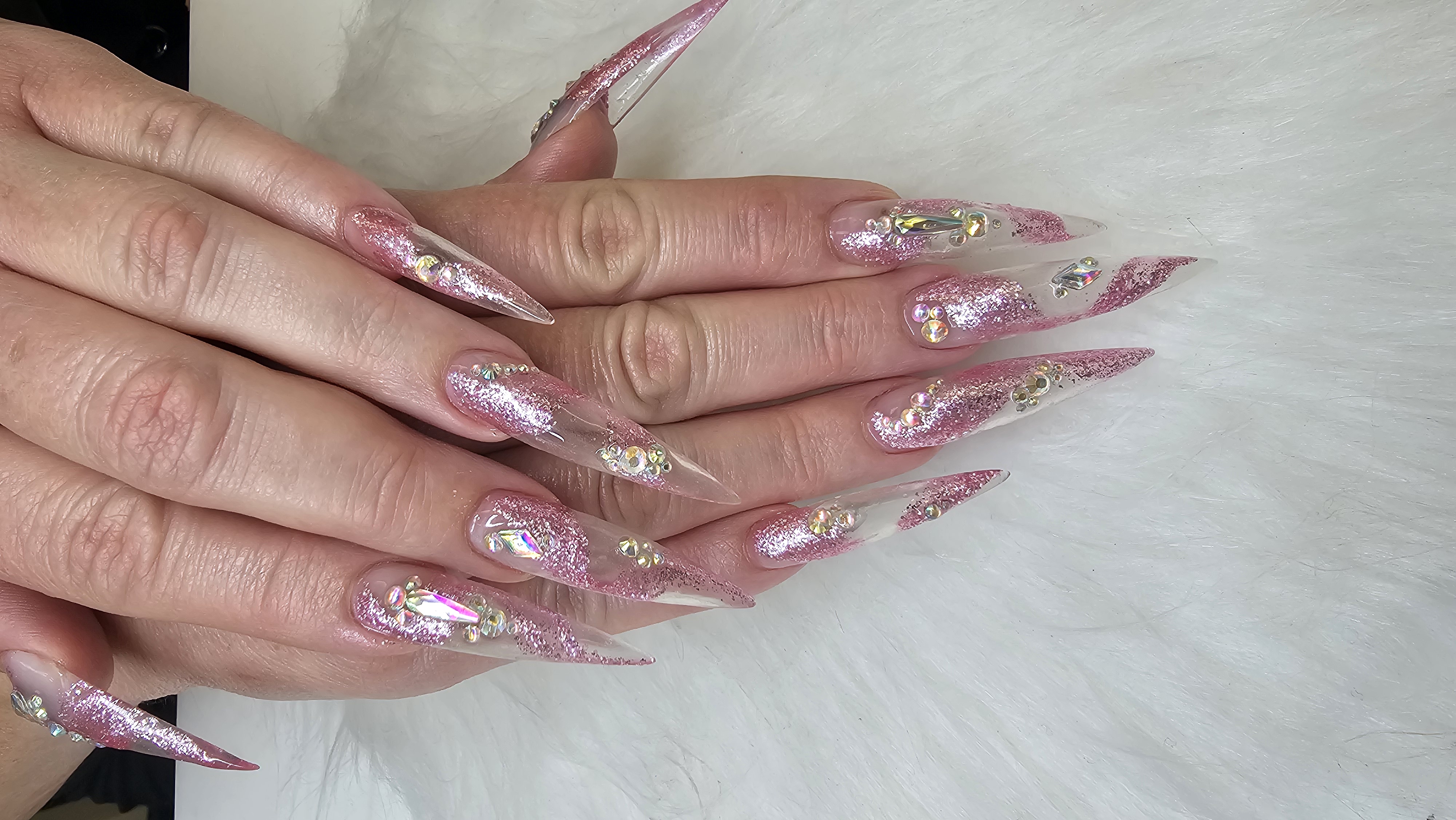 Sparkle Glitter Nails at MYangNails in Mocksville, NC