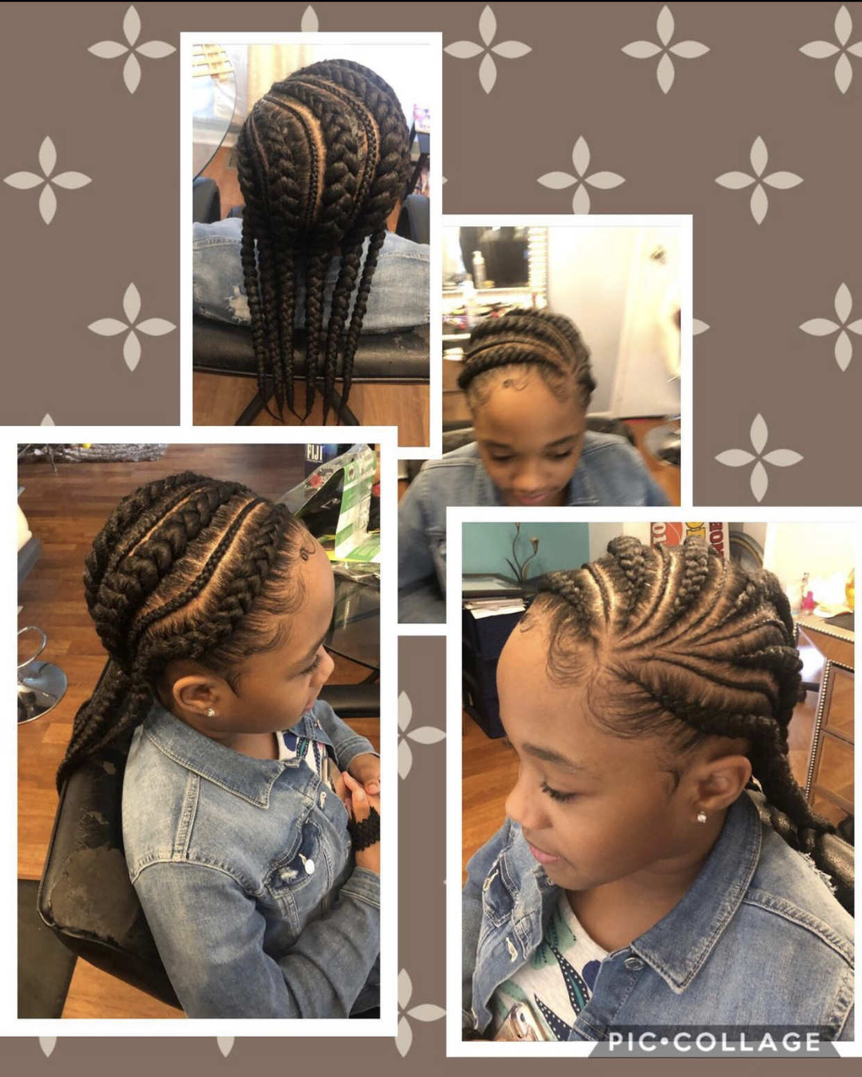 Feed Ins Medium 8-10 Braids
