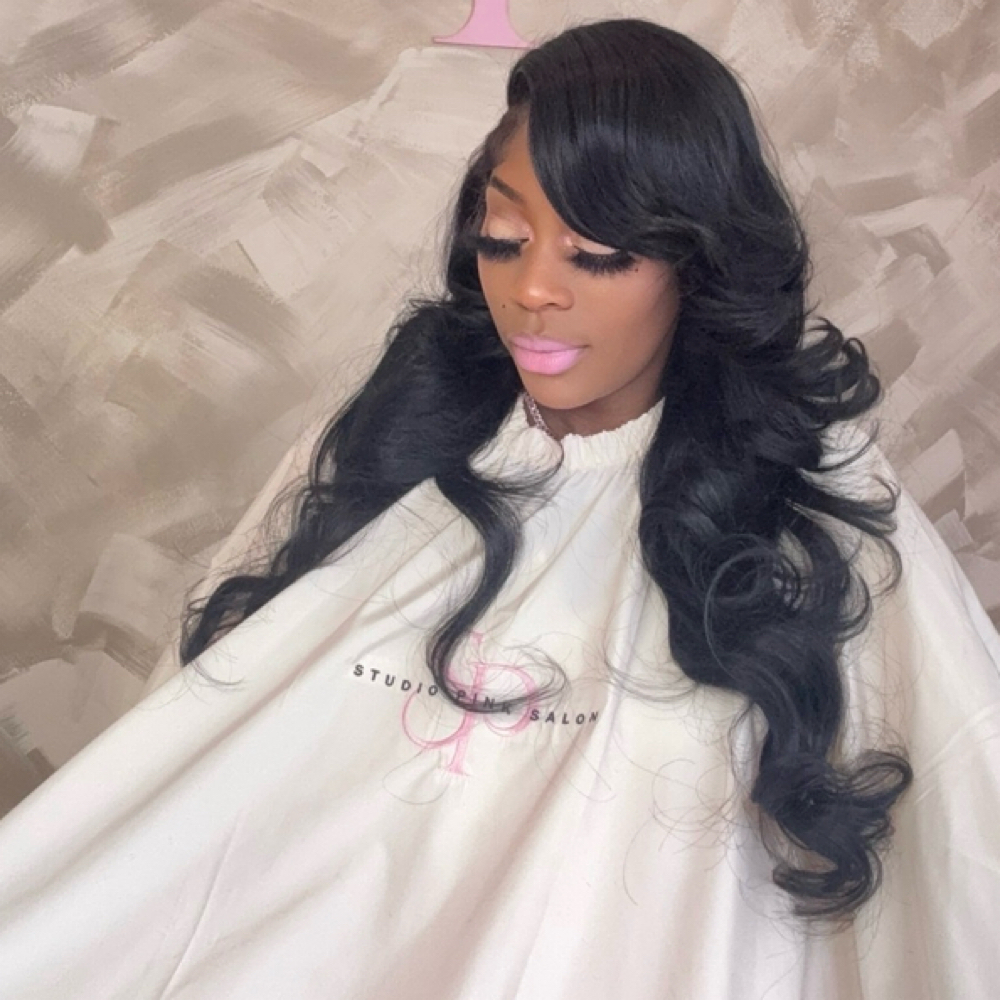 Custom Wig + Wig Install at Studio Pink Hair Lounge in Merrick, NY