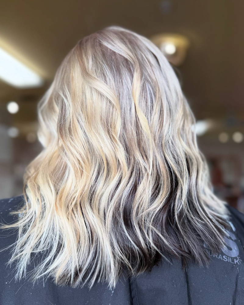 Partial highlight at Blonde & Blush Beauty Studio in Robertsdale, AL