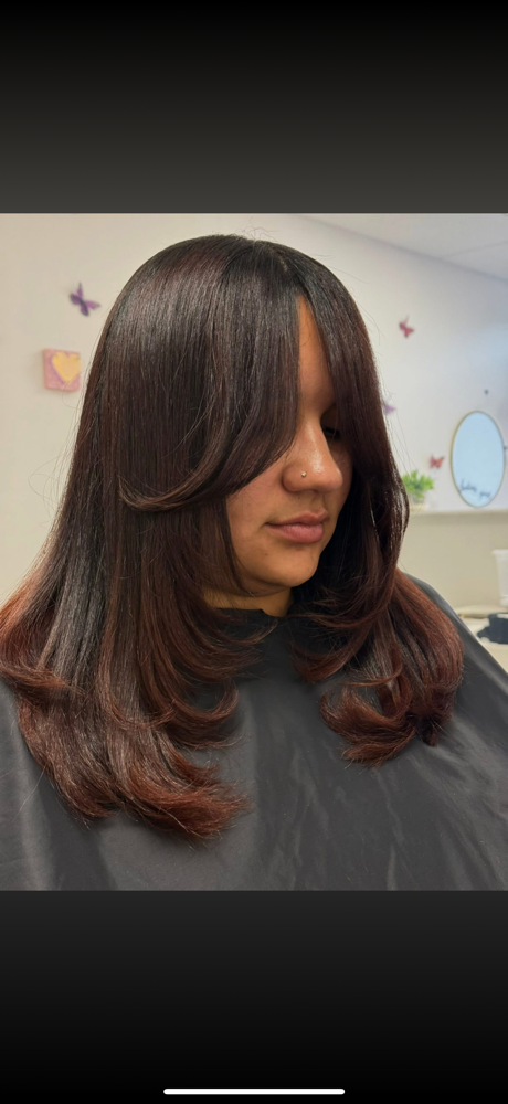 Wash Cut and Blow Dry at Brow beauty room in Chicopee, MA