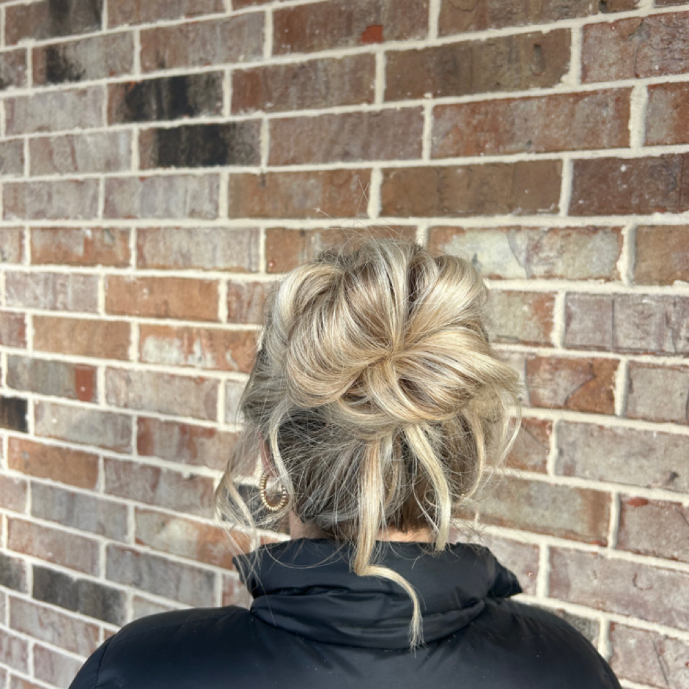 Special up-do at Jacey Baker in Mabank, TX