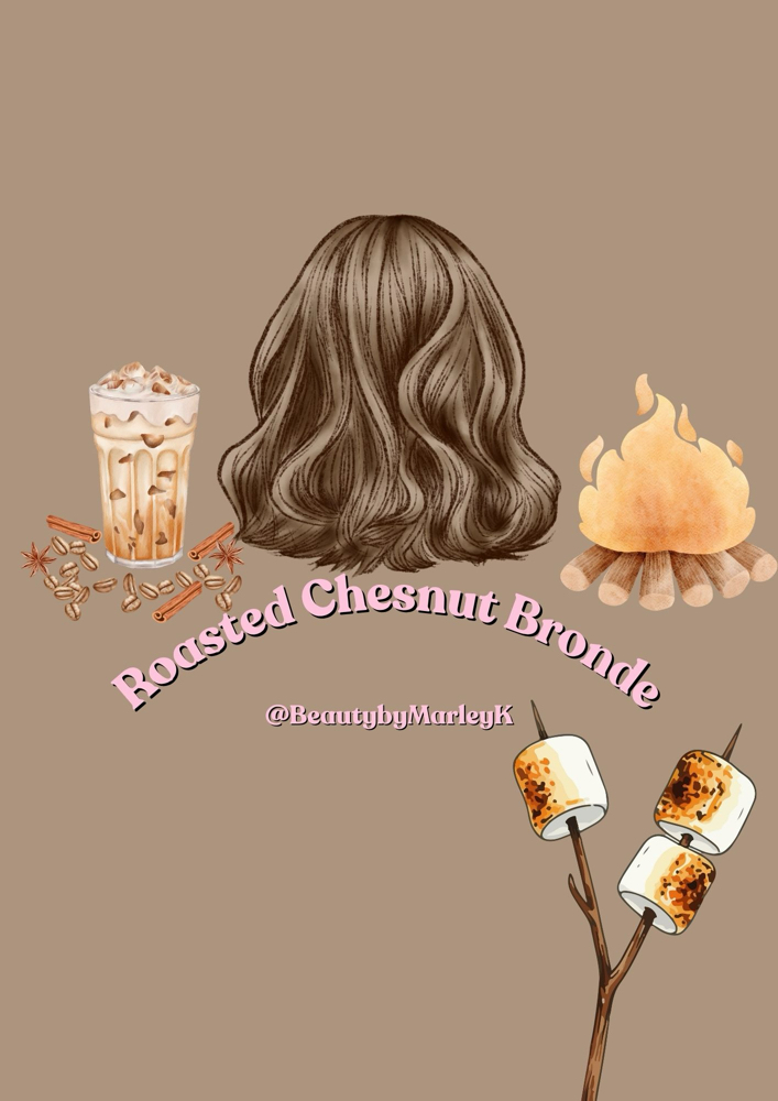 Roasted Chesnut Bronde at BeautybyMarleyK in Bangor, ME