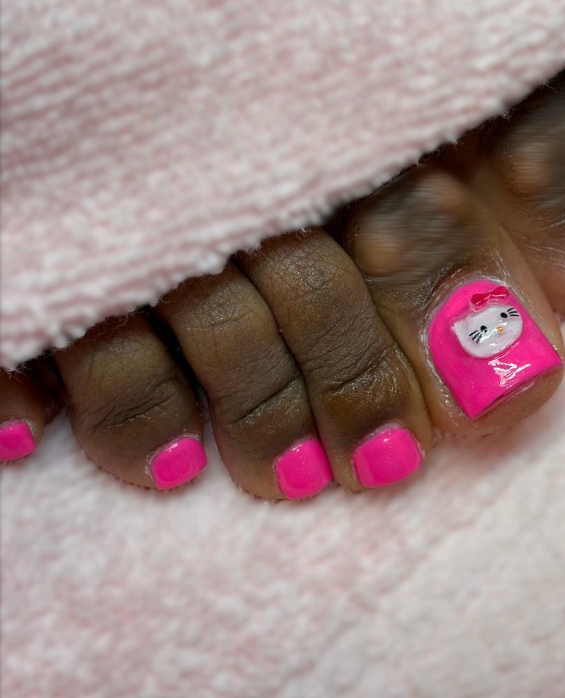 Color Change On Toes