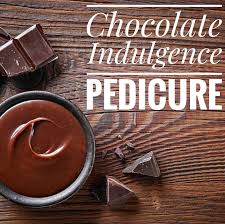 Nails: Chocolate Indulgenc Pedicure