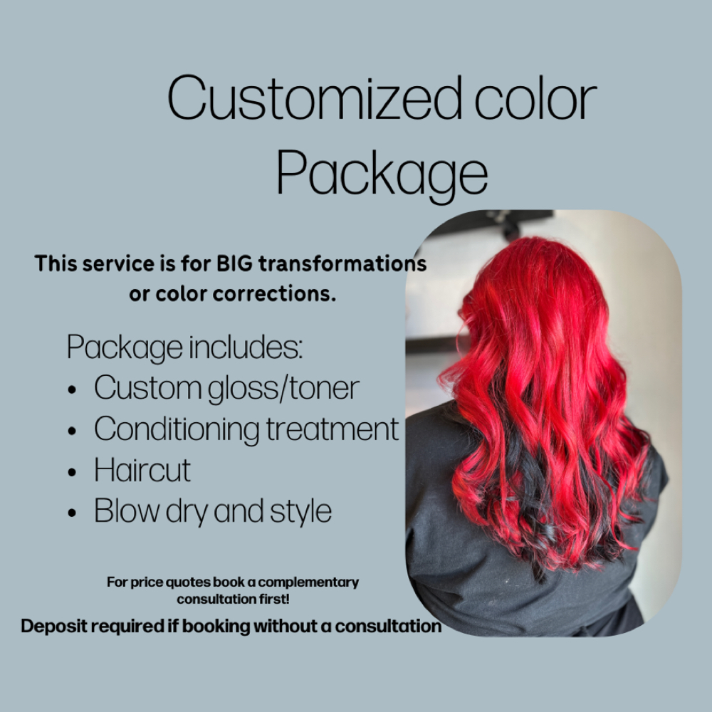 Customized Color Package at Styled by Melisa in Summerland key, FL