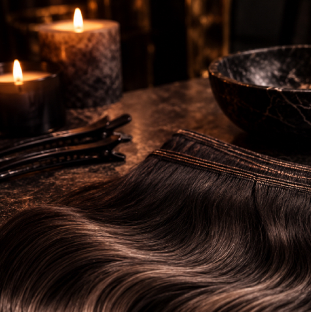 Infinity Weft Extensions at Bryanna Nixon in Hemet, CA