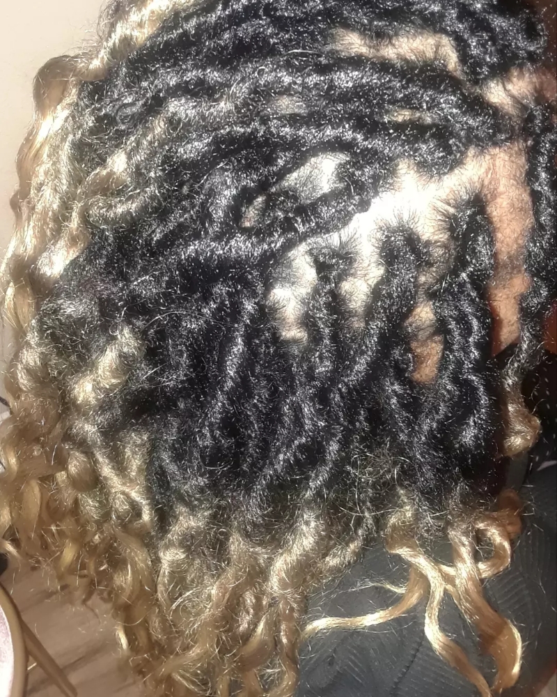 Individual Crochets faux Locs