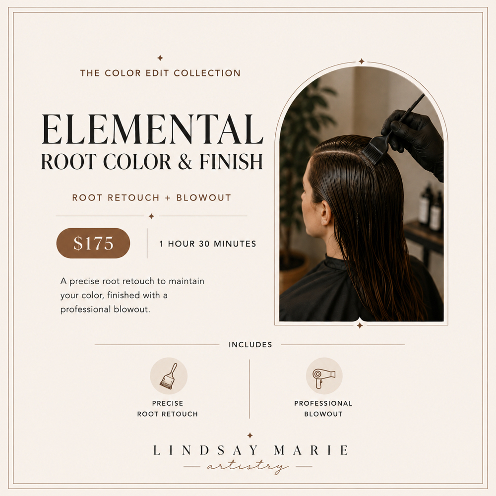 Elemental Root Color & Finish at Lindsay Marie Artistry in Delray beach, FL