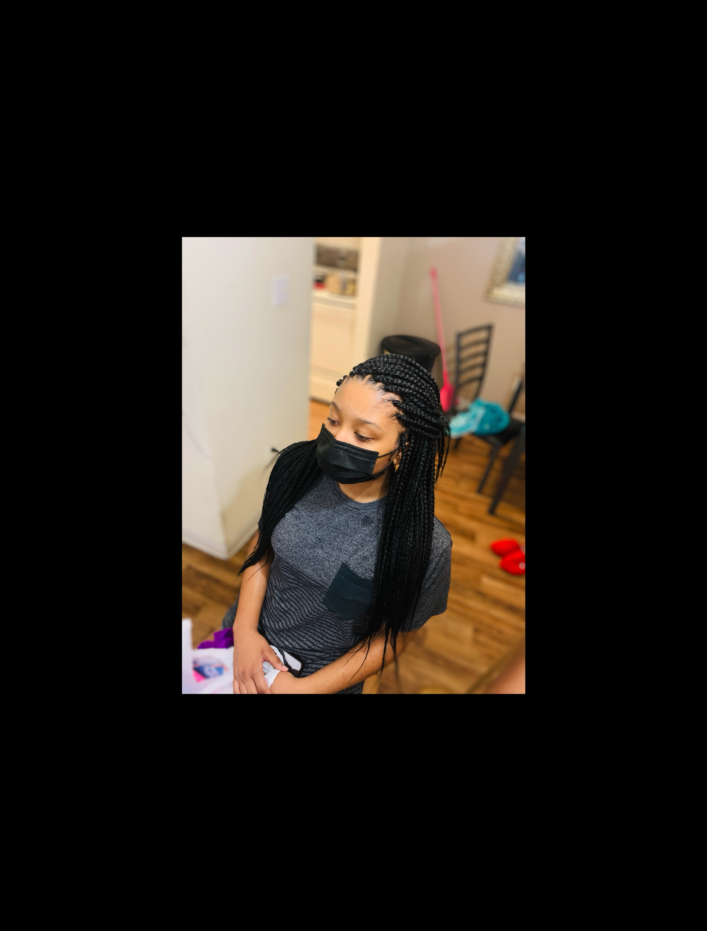 Medium Box Braids