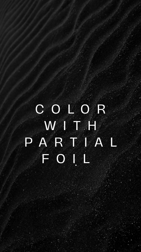 Color With Partial Foil