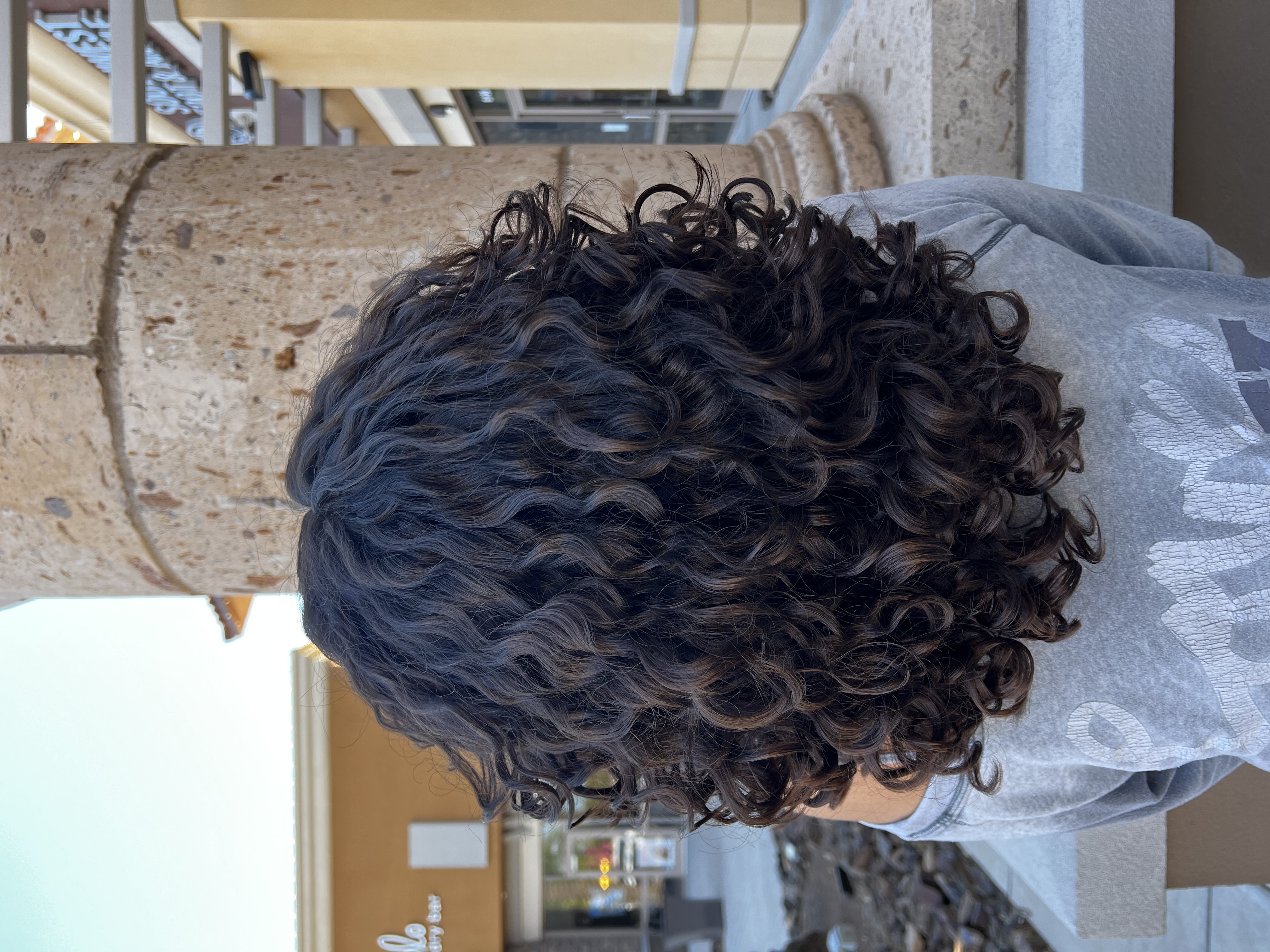 Curly cut at The Labb in Los Angeles, CA