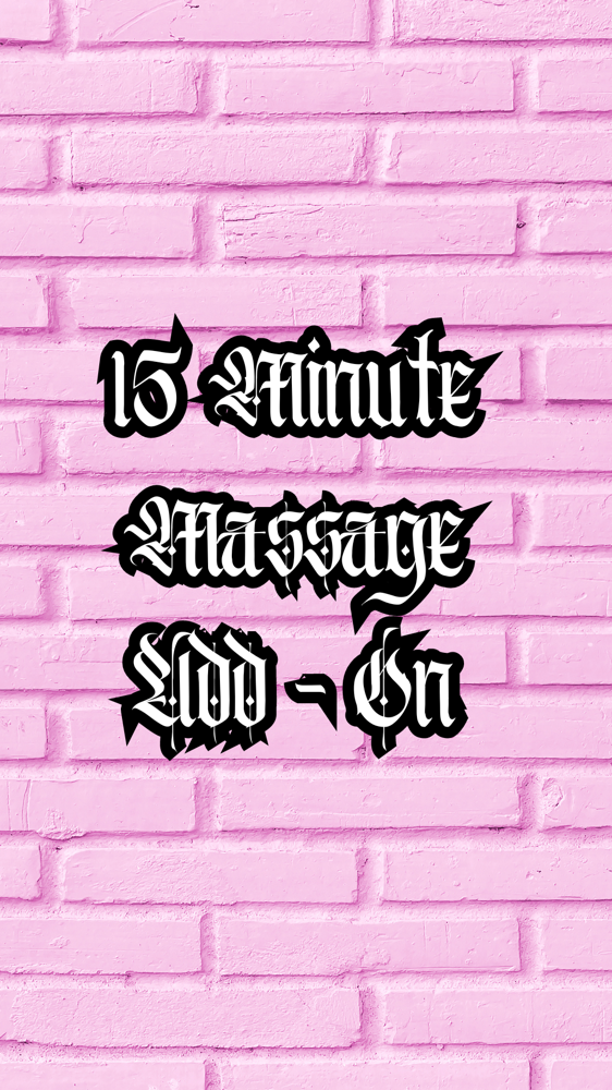 Extra 15 Min. Face & Neck Massage