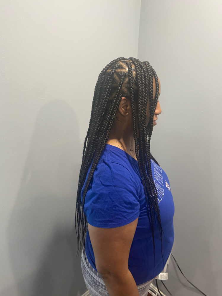 Medium Knotless Braids