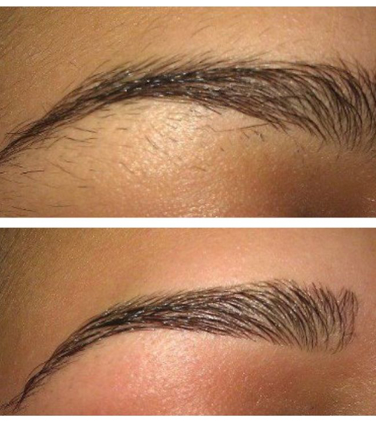 Eyebrow waxing