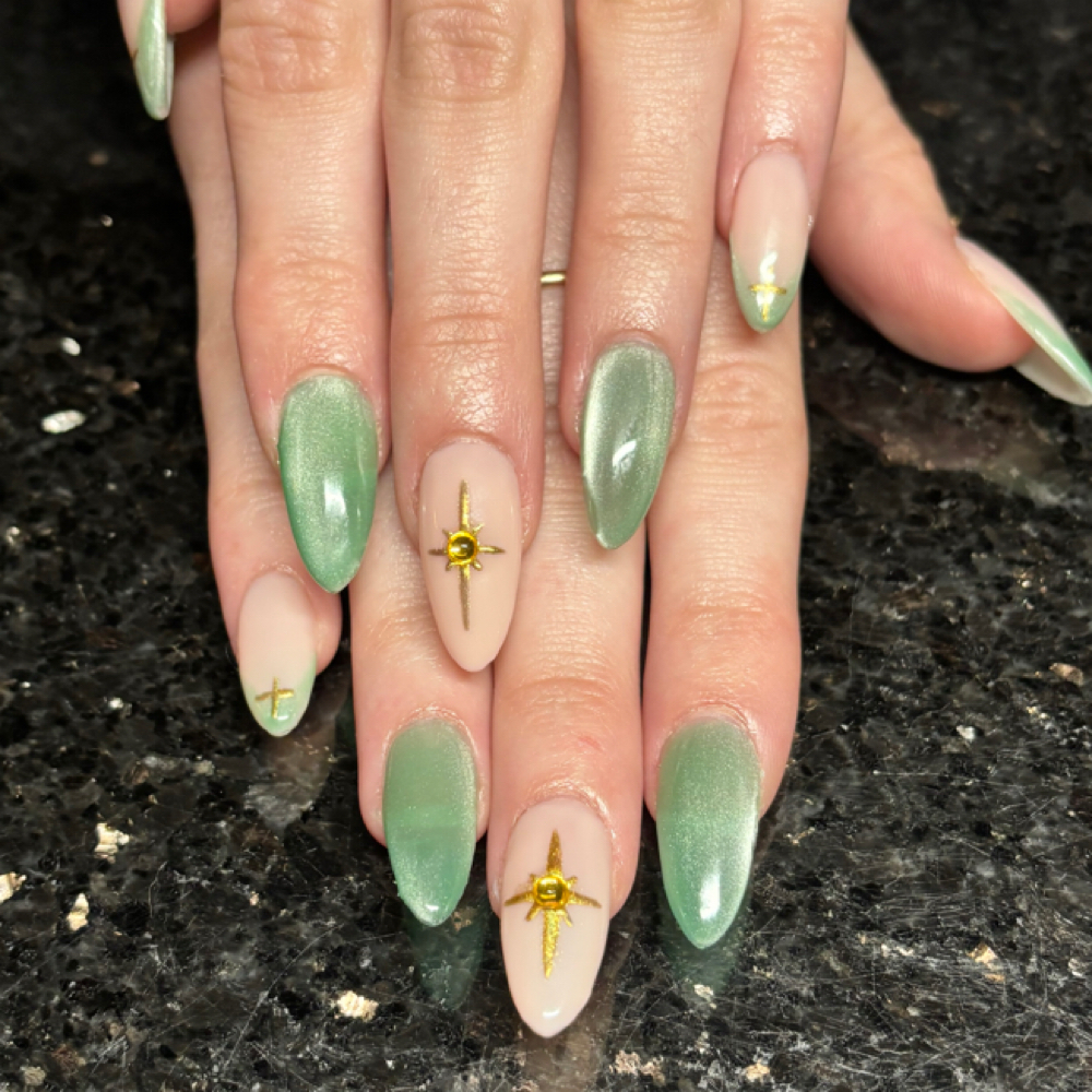 Full set Chrome or Cat eye at naileditbyjojo in Terre Haute, IN
