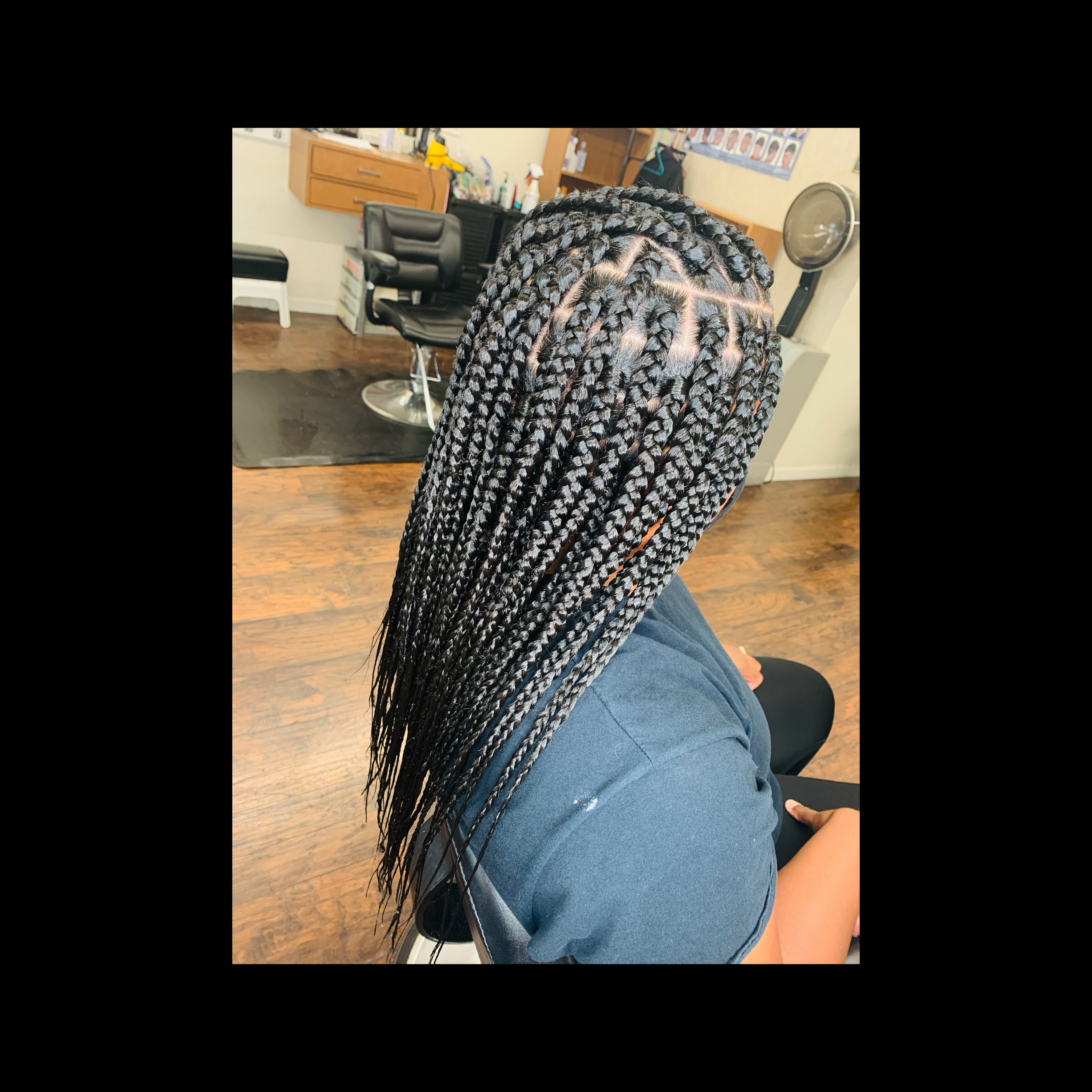Mid Back Box Braids