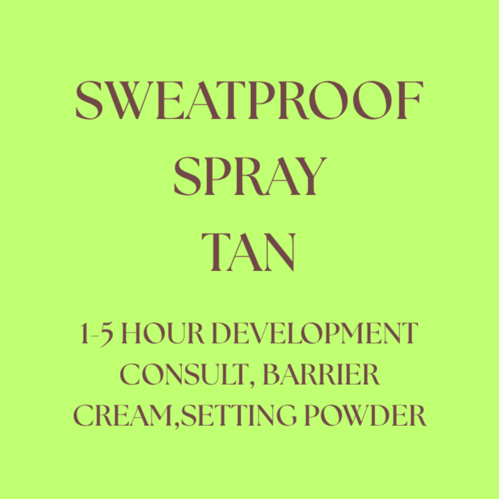 Sweatproof Spray Tan In-Studio at Airbrushing by Ashley in Oklahoma City, OK