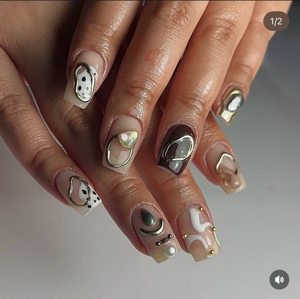 Detailed Nail Art at Nailsxmanda in Farmersville, TX