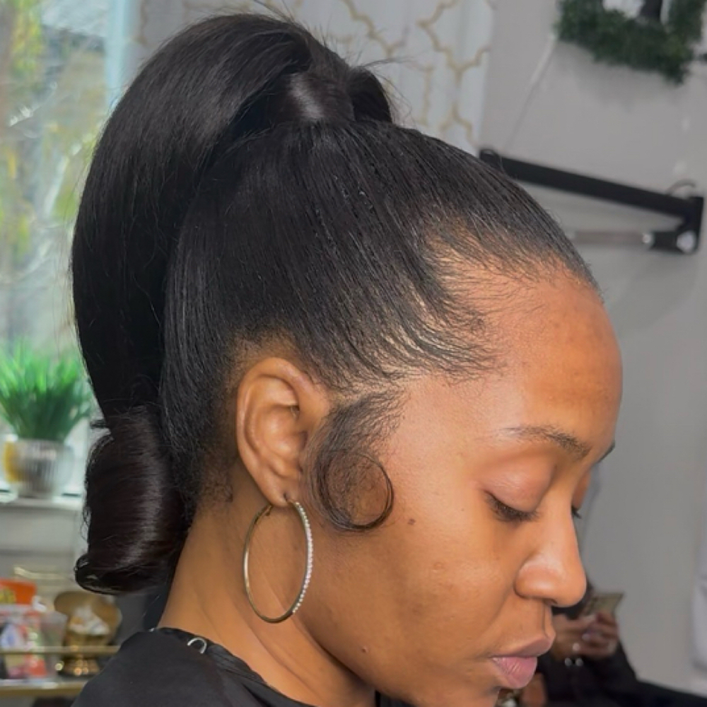 Invisible K-Tip Coutour Install at Fused Hair & Extensions in Missouri city, TX