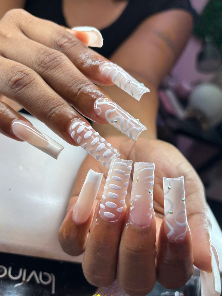 Full Set Long at The Nail Goddess in Garner, NC