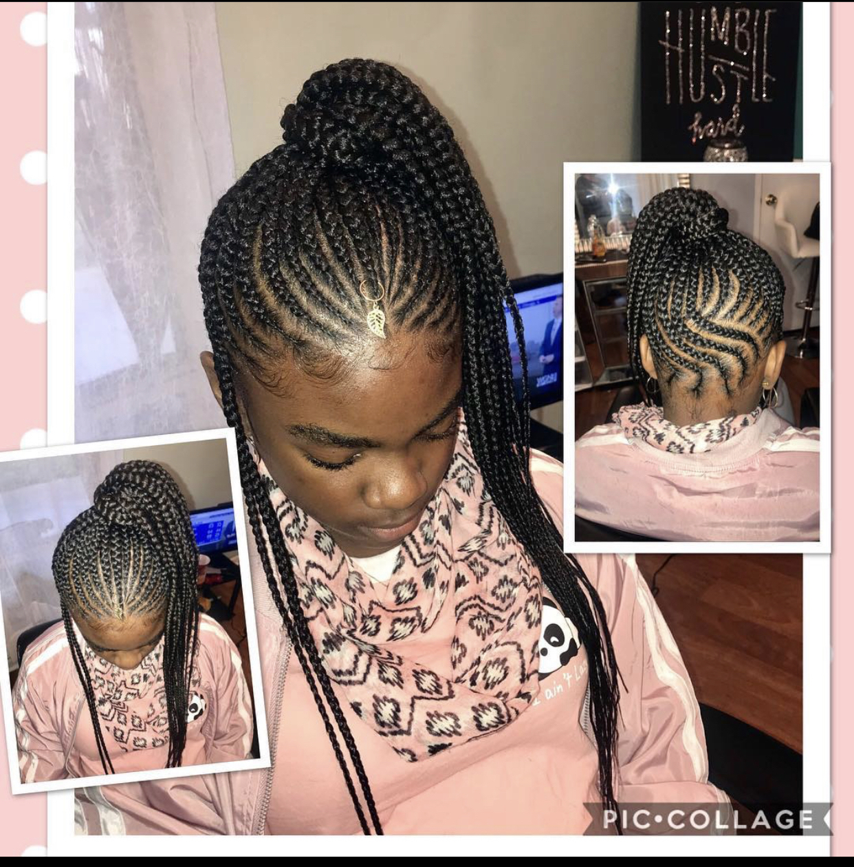 Small Feed In Ponytail