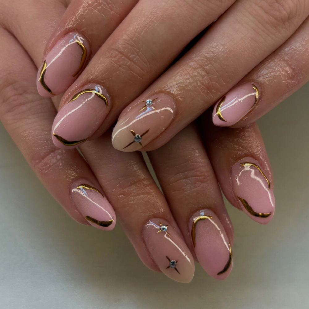 Acrylic overlay at Booked & Buffed by Jen in pikeville, KY
