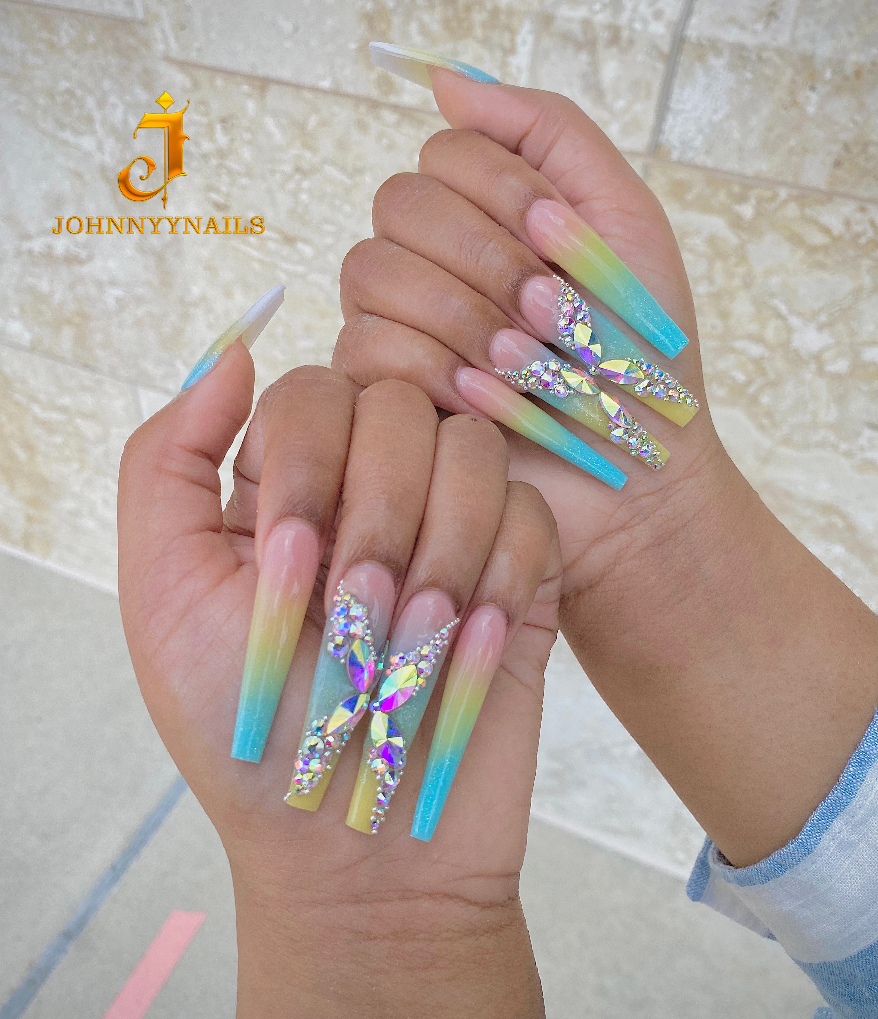 Ombre Fullset With Design