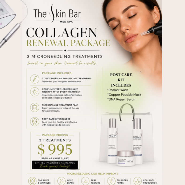 Collagen Renewal Package at The Skin Bar & Med Spa in Bryant, AR