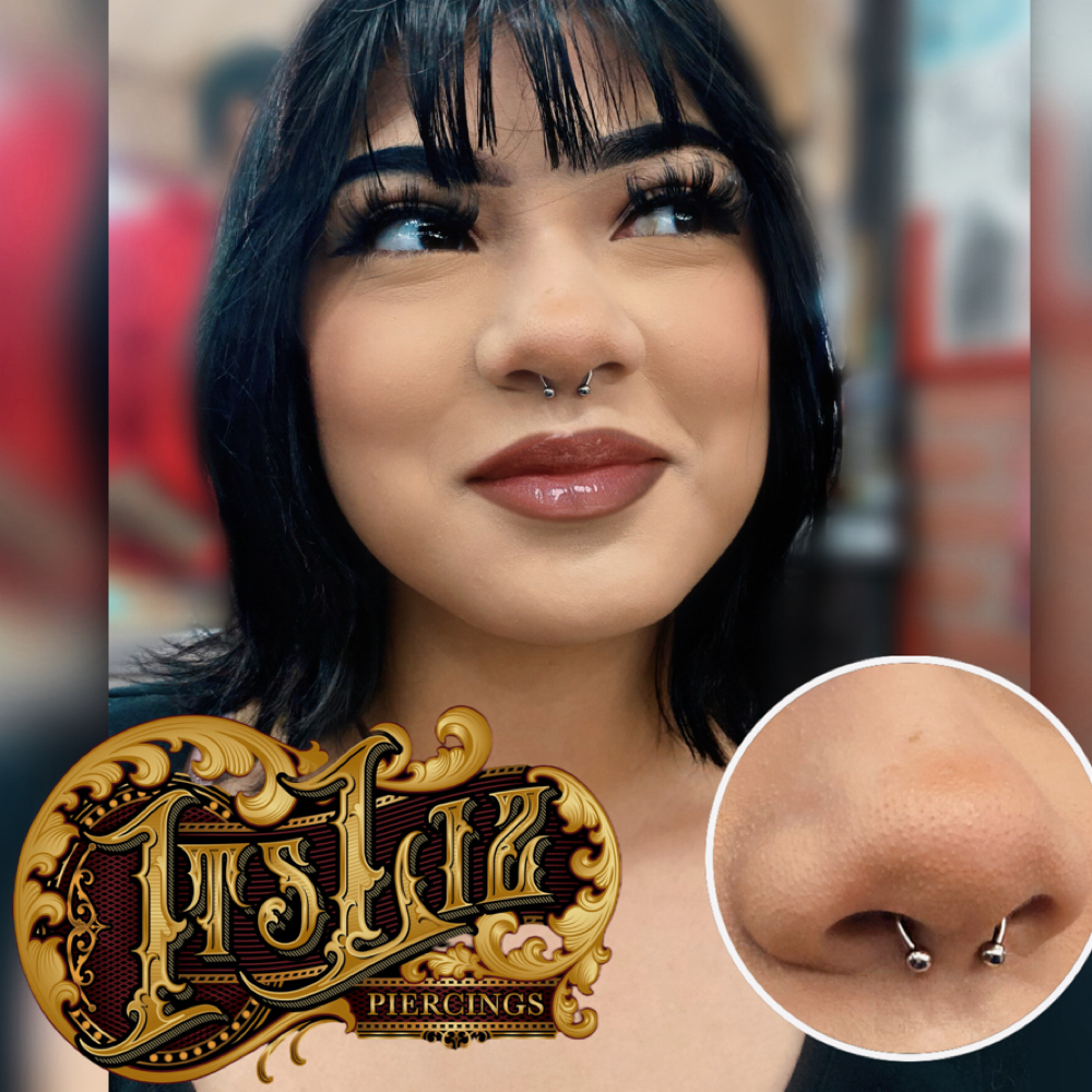Septum Piercing at Itslizpiercings in Houston, TX