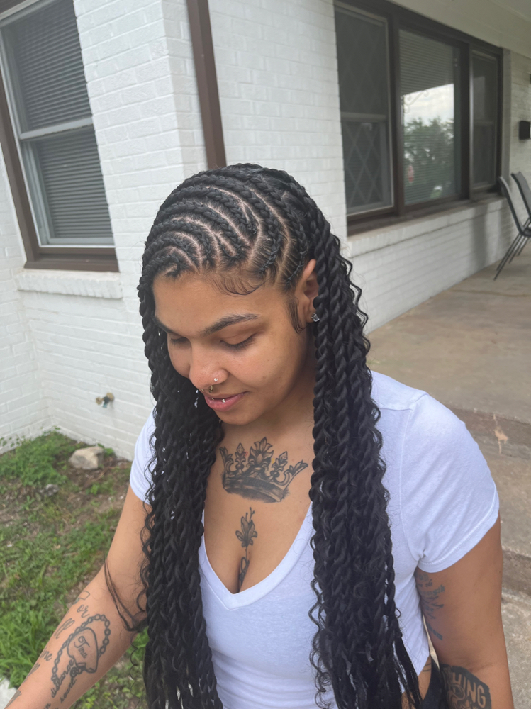 Medium Lemon Island Twist at BraidsByJinece in Wichita, KS