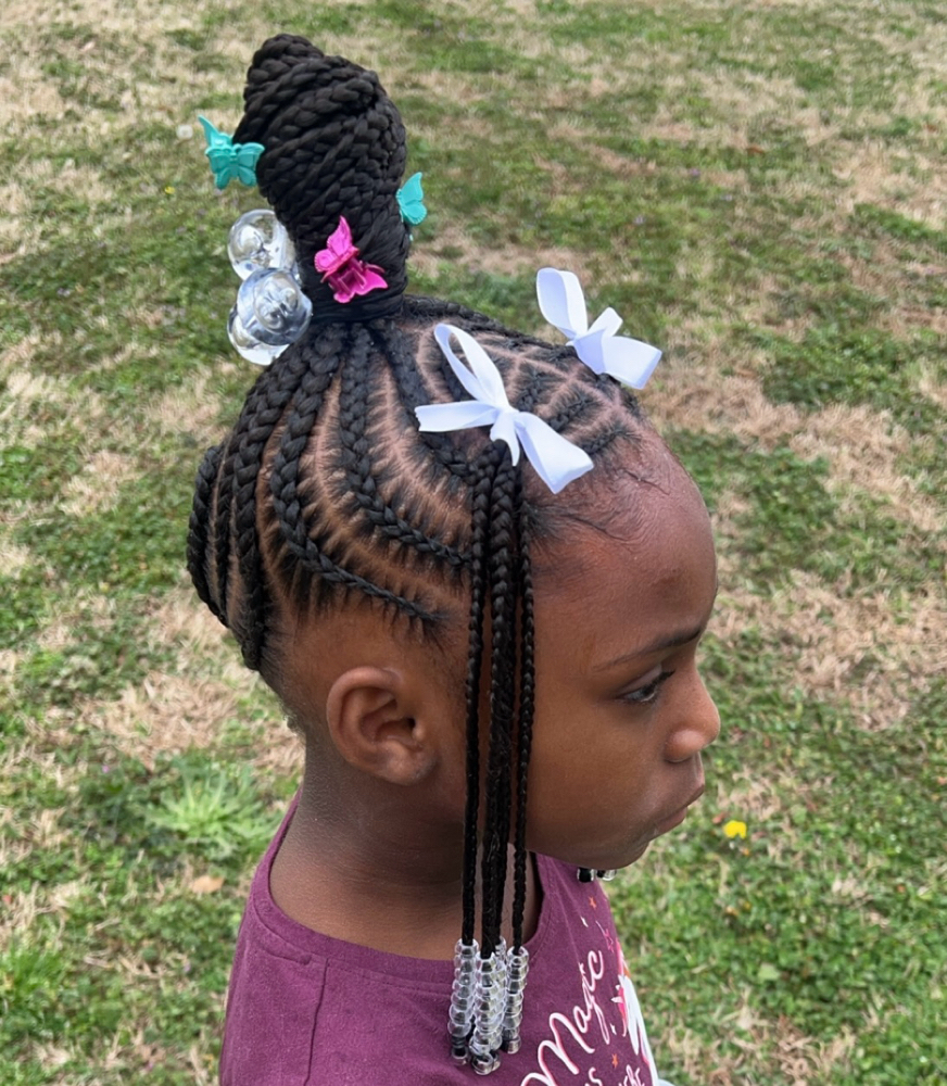 Braids W/O Extensions Age 8-11