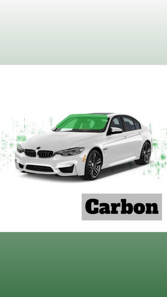 Carbon Film Windshield