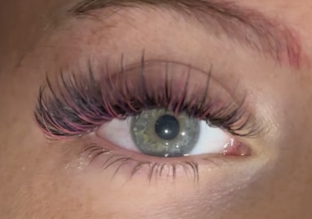 Color Lash Extensions Add On
