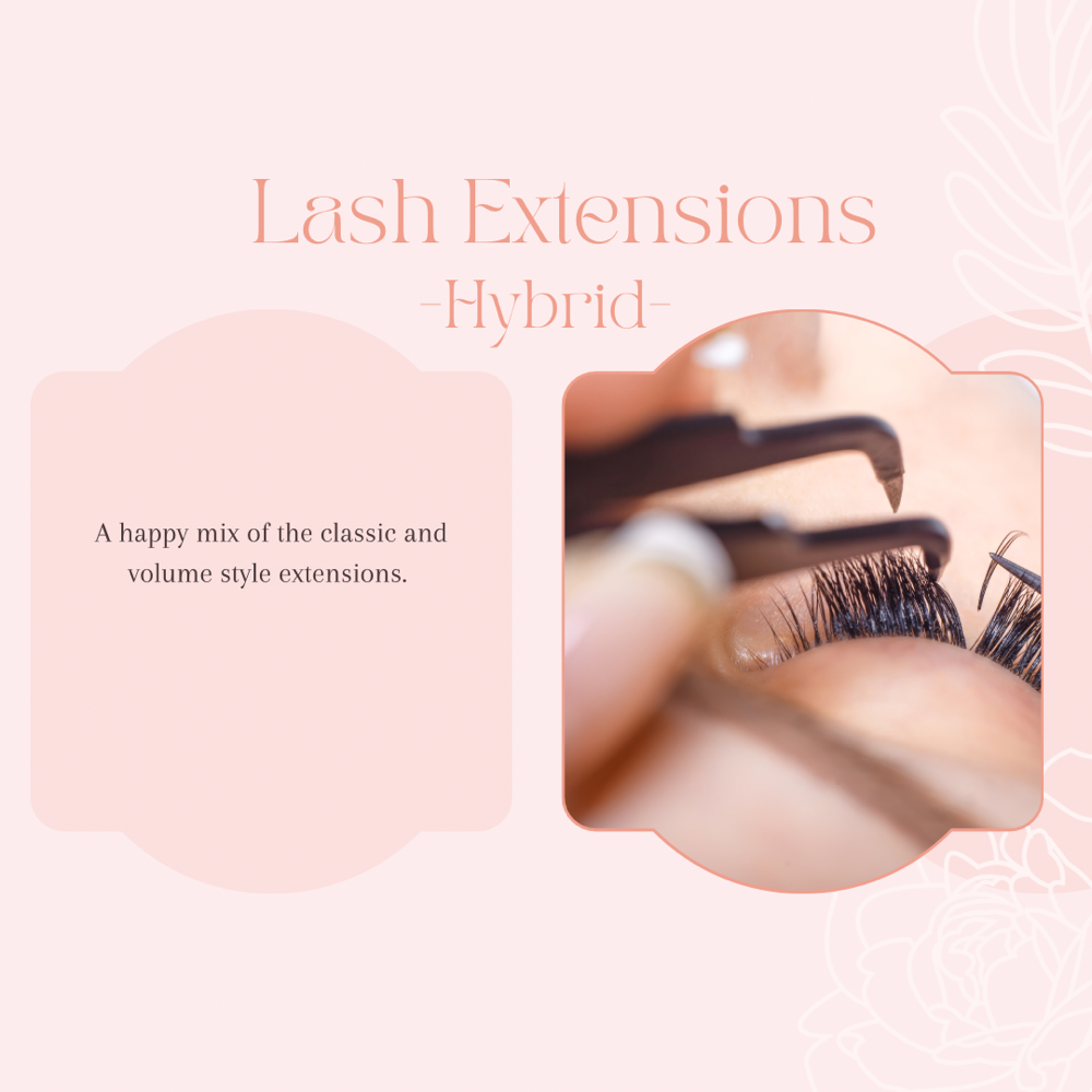 Lash Extension Hybrid Set