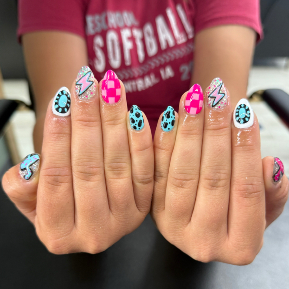 Full Design Mani at Salon88HairStudio in Pleasant Hill, IA