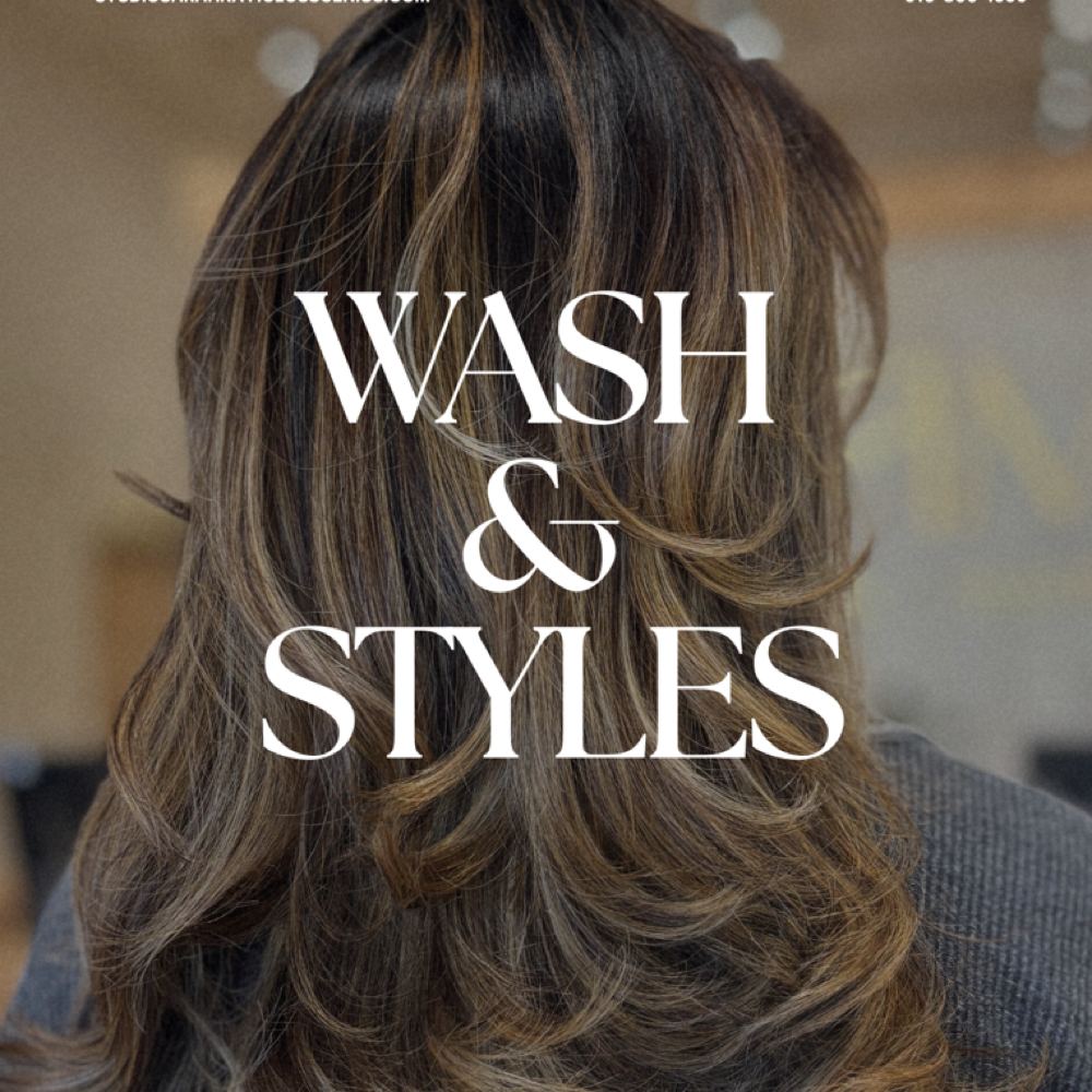Styling & Washing at Studio Sarah Kay in WIlmington, NC