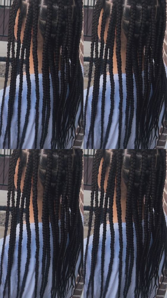 Large knotless Kids 7yrs-12yrs