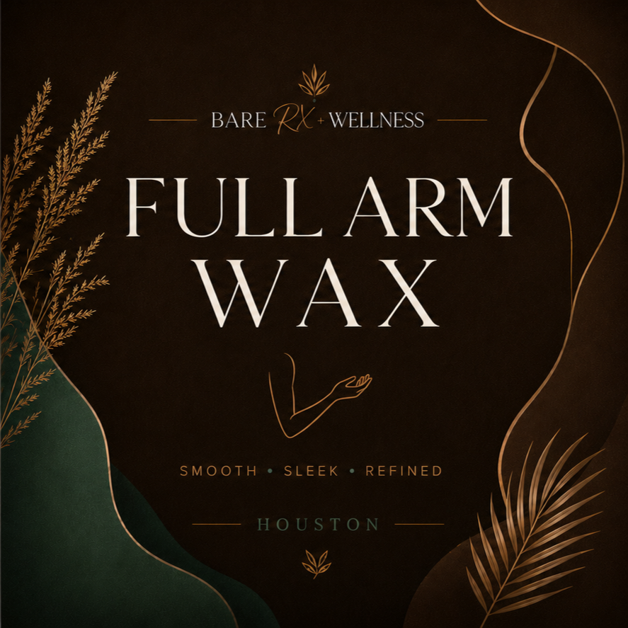 Full Arm Wax | Houston at Bare RX + Wellness | Full Body Waxing in Midtown Houston in Houston, TX