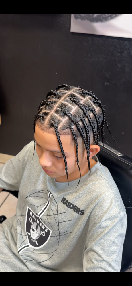 Half Head Box Braids