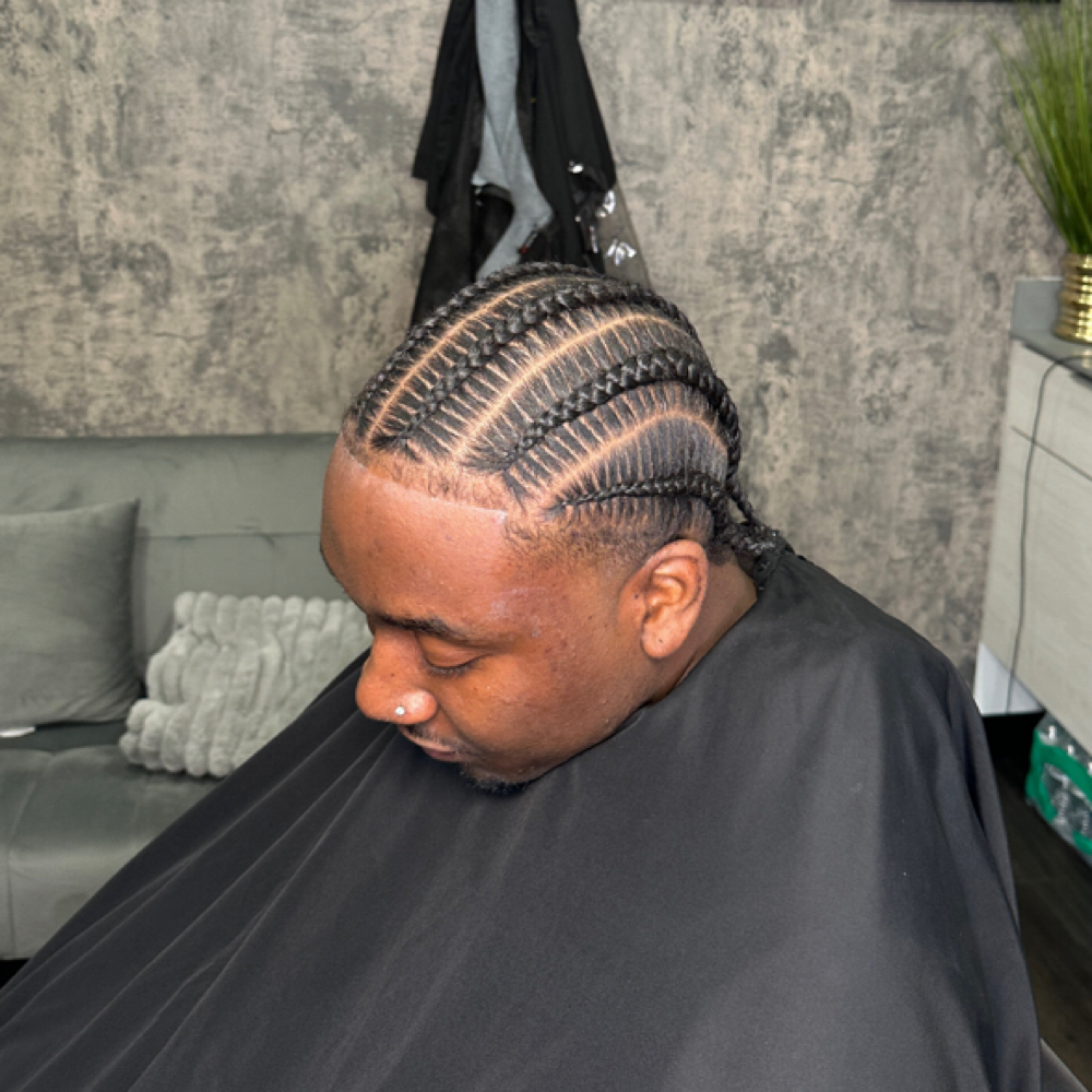 Natural Stitch Braids at Loc’d In Utopia in columbus, OH