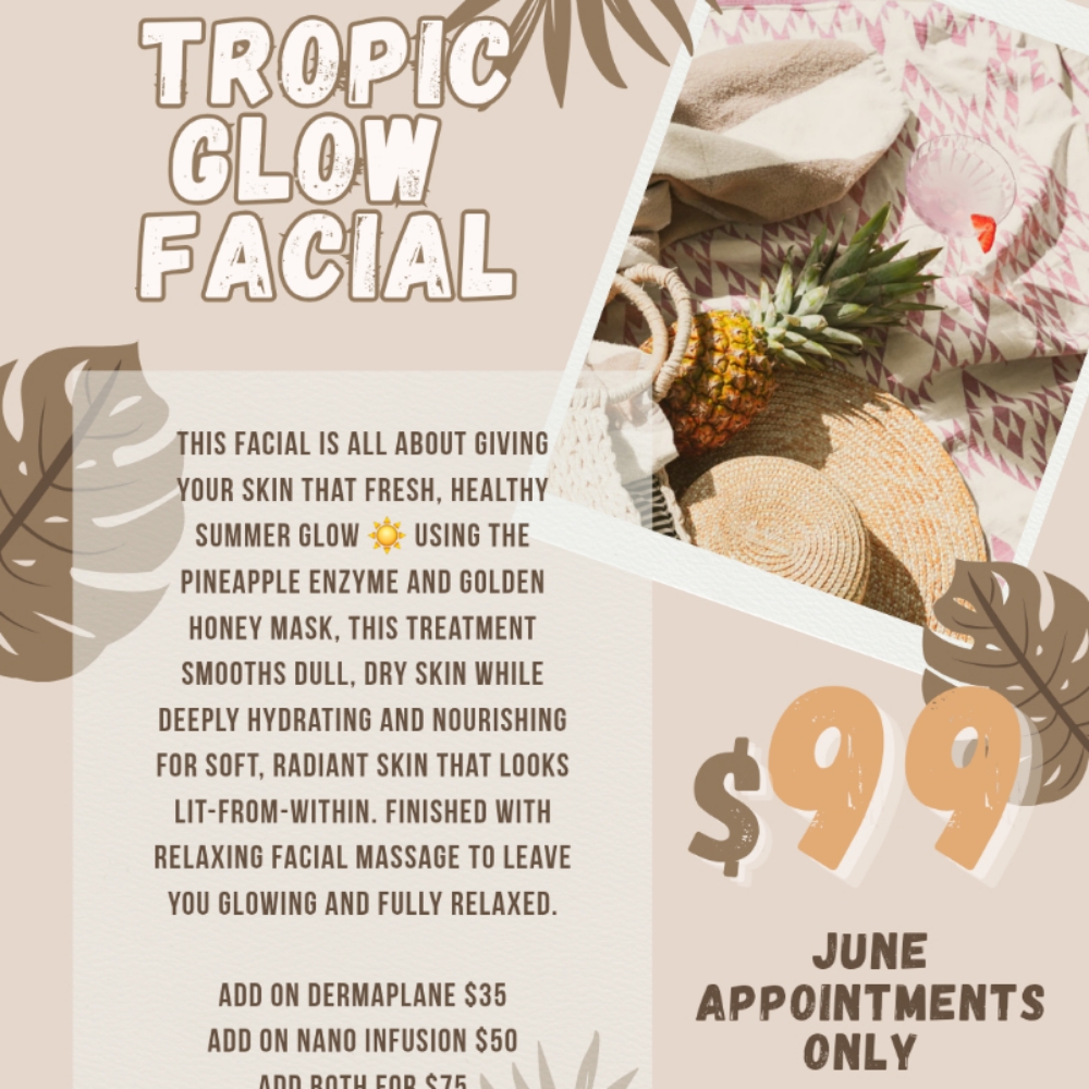 Tropic Glow Facial at Oregon Glow in Junction City, OR