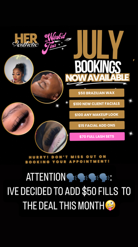 JULY FILLS ONLY