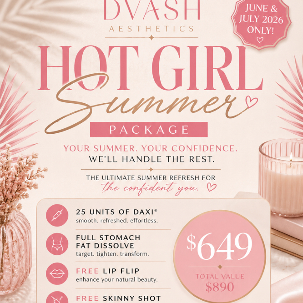 Hot Girl Summer at Dvash Aesthetics in Lubbock, TX