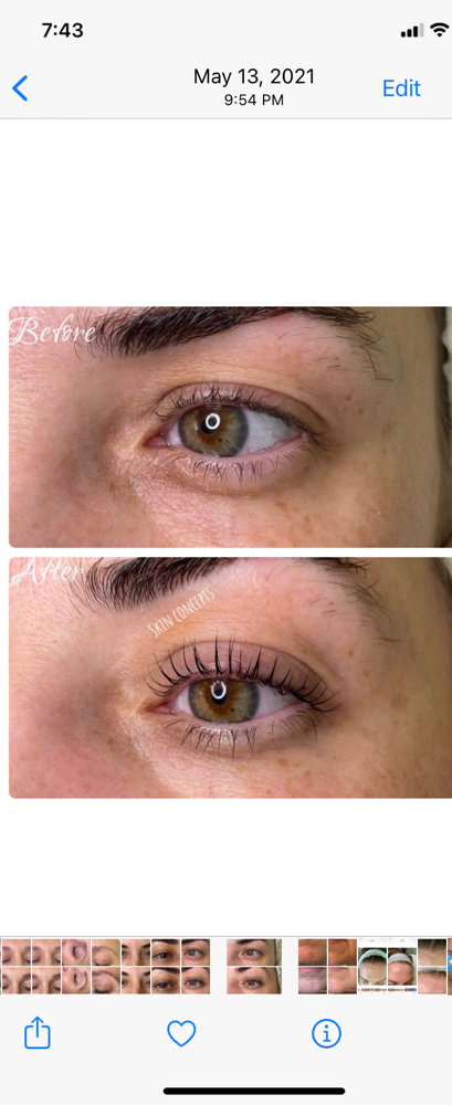 Lash Lift And Tint